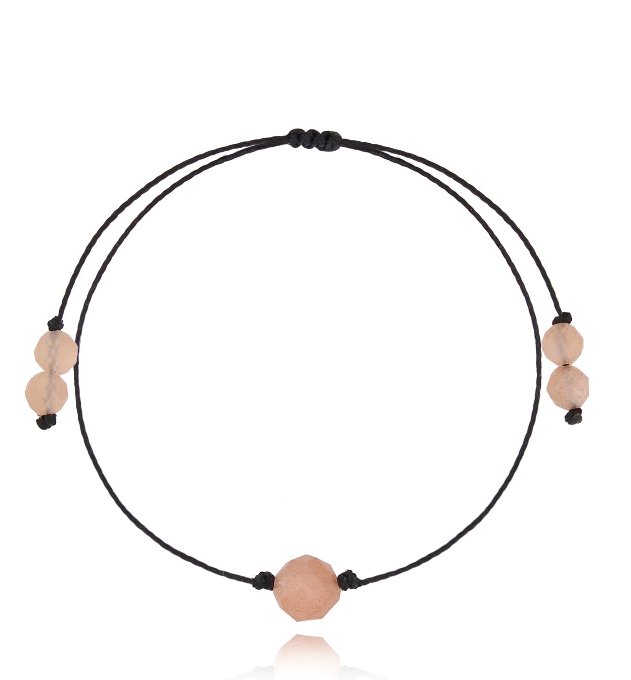 Bransoletka z kamieniem słonecznym Birthstones BGL0742 - By Dziubeka