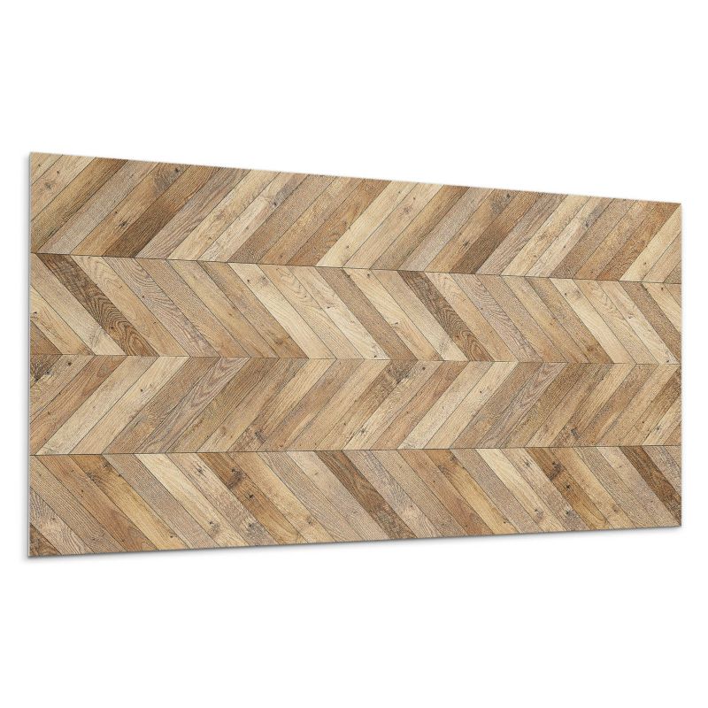 Panel samoprzylepny Wallfluent 120x60 cm Deseniowana jodełka drewniana 1 szt.