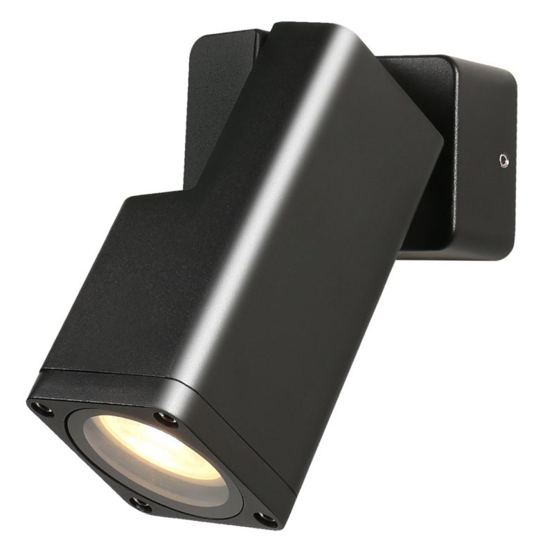 Kinkiet ścienny zewnętrzny Candellux Salvia czarny 1 x GU10 x 35W IP65 wym: 20 x 6,5 x 6,5 cm - 1 szt.
