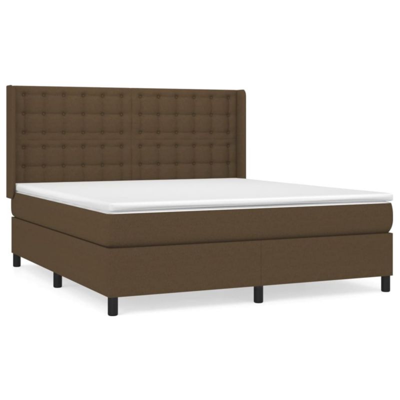 Łóżko kontynentalne WaszeMeble 180x200 cm brązowe WM-3131772 1 szt.