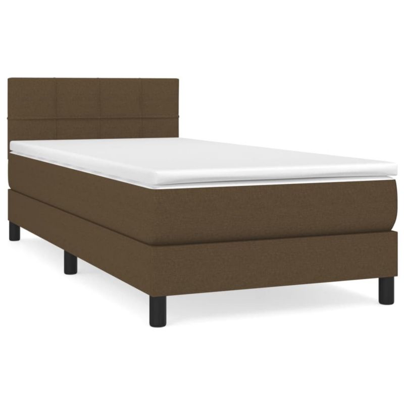 Łóżko kontynentalne WaszeMeble 90x190 cm brązowe WM-3140020 1 szt.
