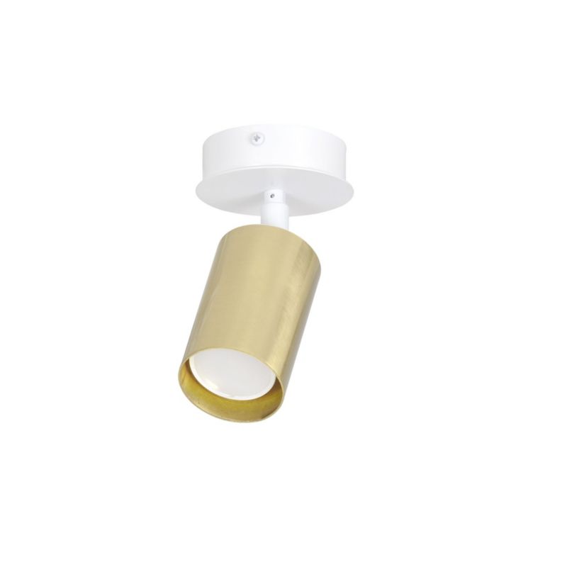 Reflektor sufitowy Emibig Zen złoto-biały 1 x GU10 x 30W IP20 - 1 szt.