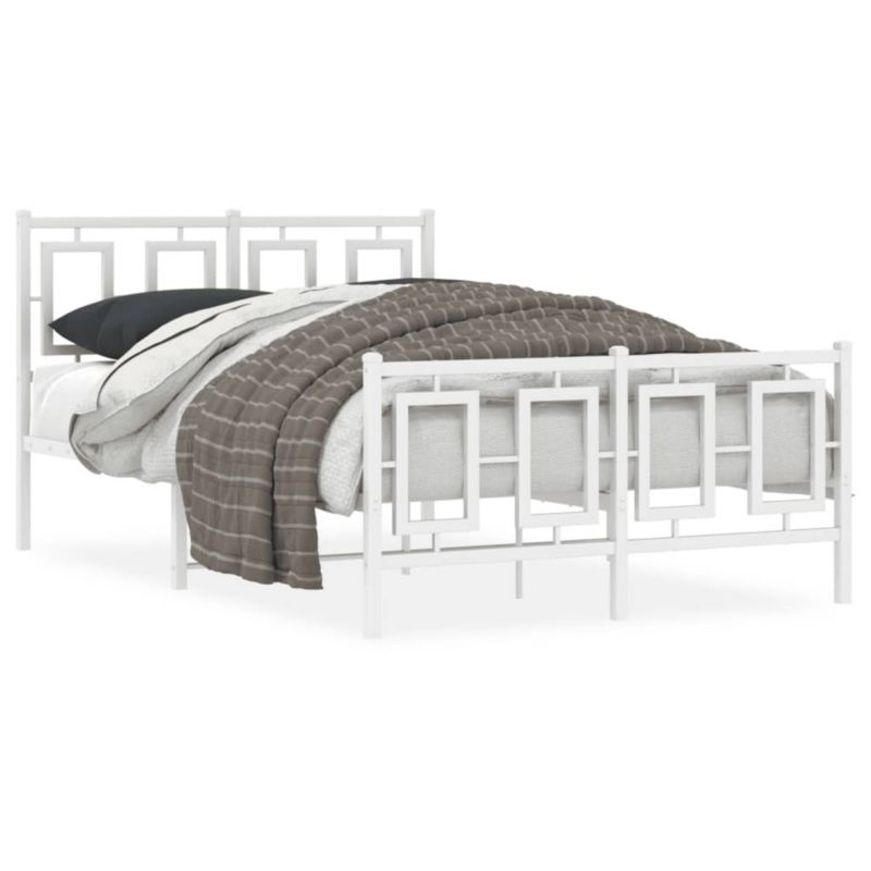Łóżko metalowe WaszeMeble 120x190 cm biała WM-374305 1 szt.