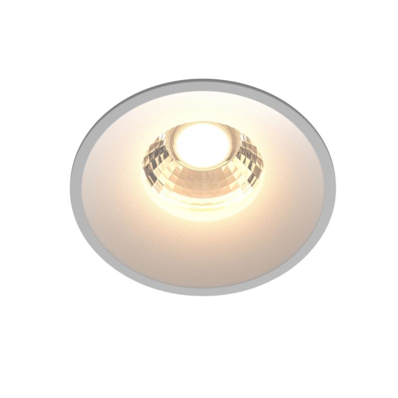 Oprawa sufitowa wpuszczana Maytoni Round biała LED 12W 3000K 920lm IP20 wym: 6 x 8 x 8 cm okrągła - 1 szt.