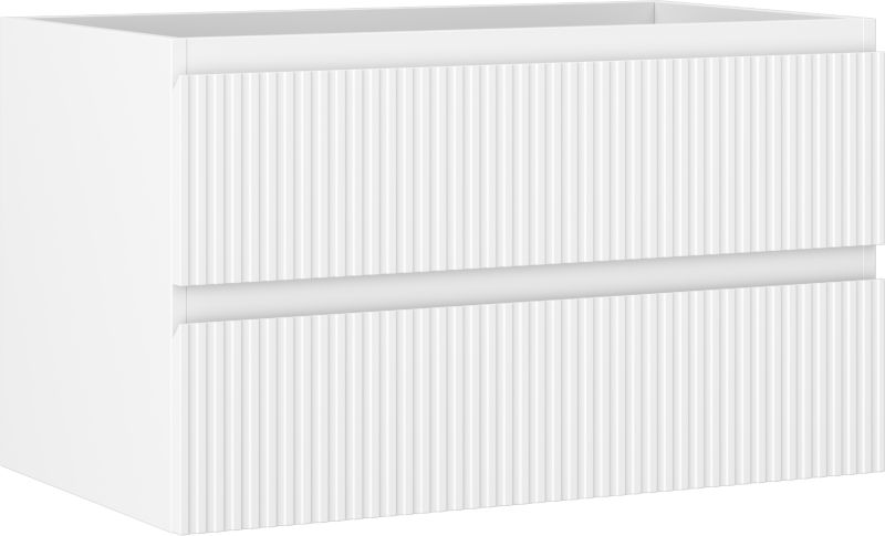 Szafka podumywalkowa Mexen Rivel biała mat 80 cm 2 szuflady 1 szt.