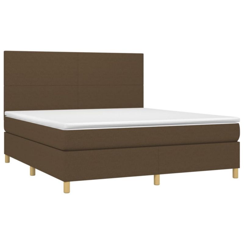 Łóżko kontynentalne WaszeMeble 180x200 cm brązowe WM-3135296 1 szt.