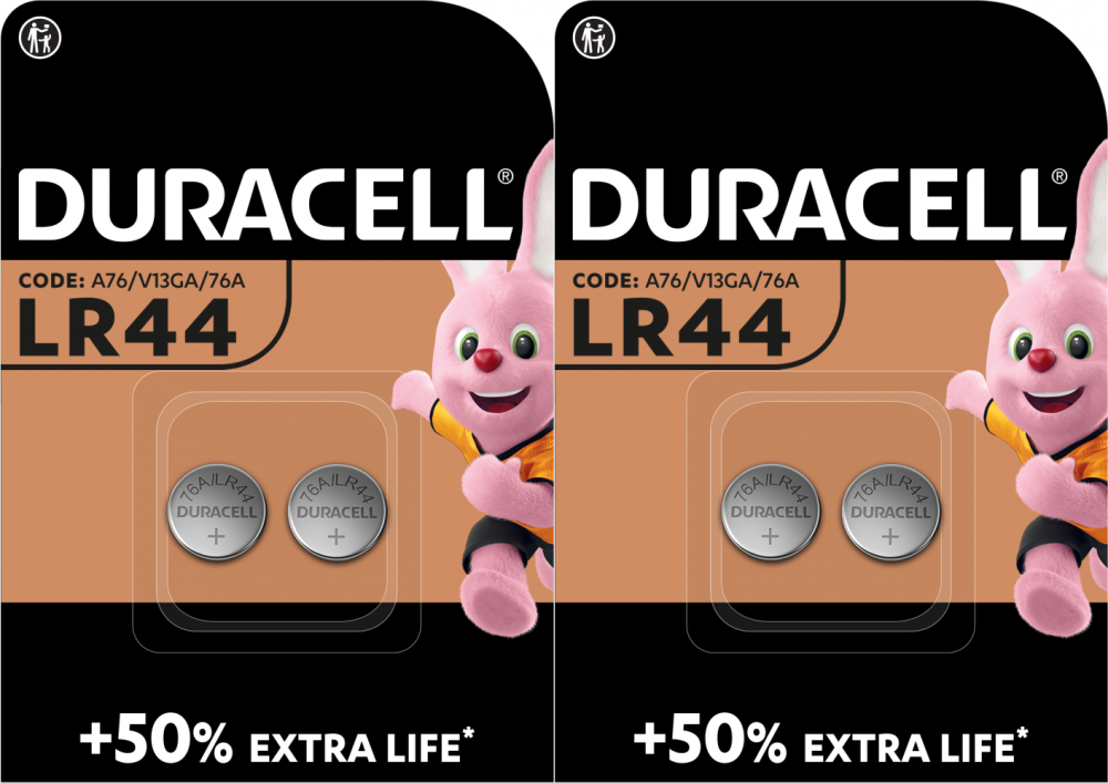 2x Bateria alkaliczna Duracell, LR44, 2 sztuki