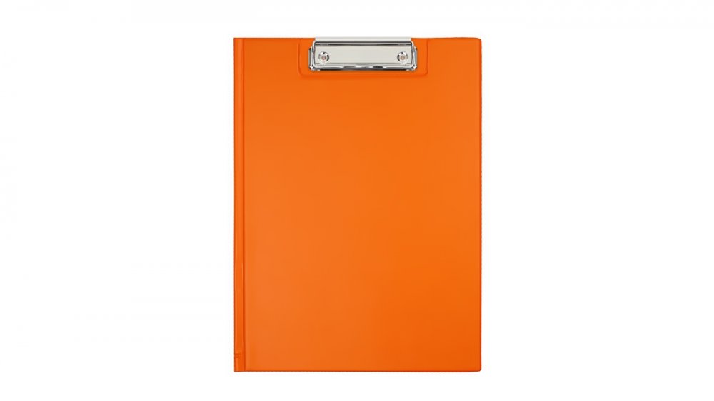 Clipboard Biurfol, z okładką, A4, pomarańczowy