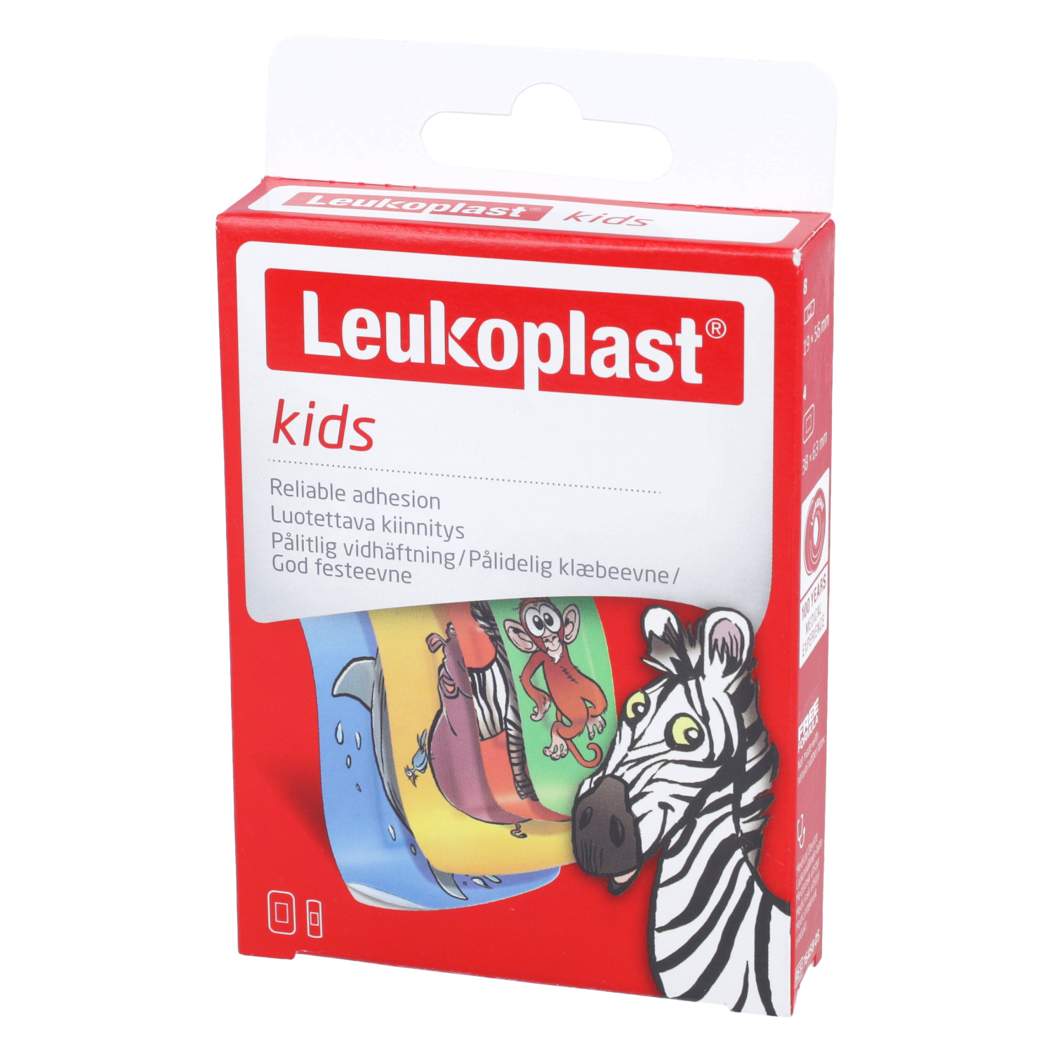 Leukoplast - kids plastry dla dzieci, 12 sztuk