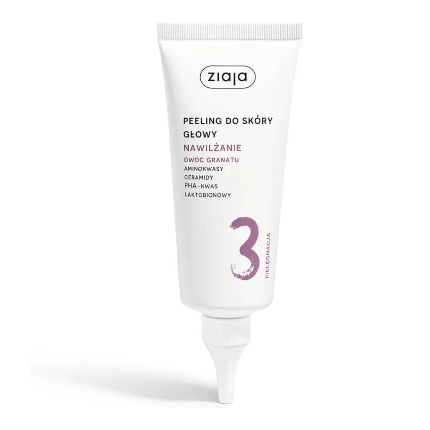 Ziaja nawilżanie - owoc granatu, peeling do skóry głowy, 100 ml