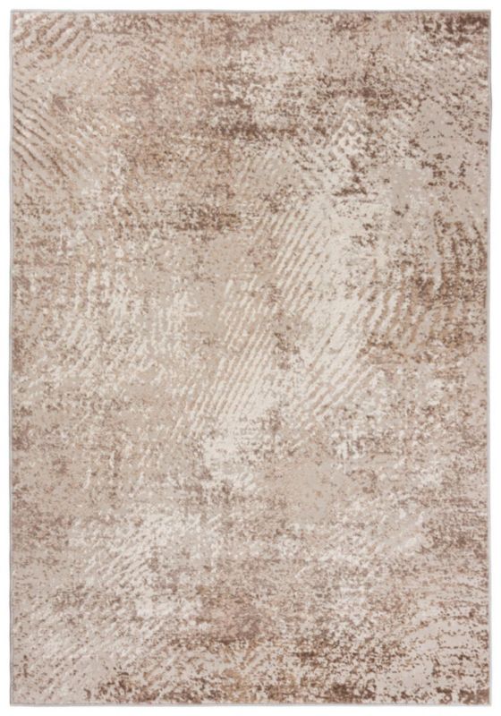 Dywan Wewnętrzny PORTLAND Prostokątny Mazovia 140 x 200 cm Beżowy Motyw Abstrakcyjny 1 szt.