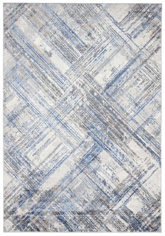 Dywan Wewnętrzny PORTLAND HIL Prostokątny Mazovia 80 x 150 cm Beżowy Motyw Geometryczny 1 szt.