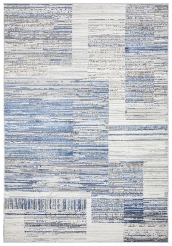 Dywan Wewnętrzny PORTLAND HIL Prostokątny Mazovia 140 x 200 cm Beżowy Motyw Geometryczny 1 szt.
