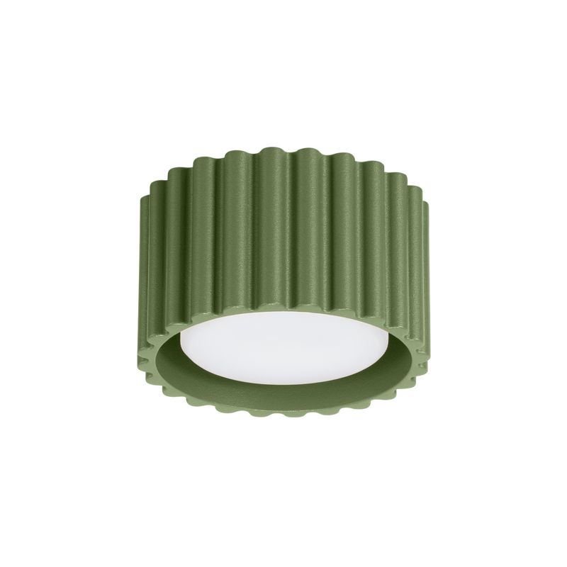 Plafon Sollux Lighting AURA 1 zielony oliwkowy Gx53 1 szt.