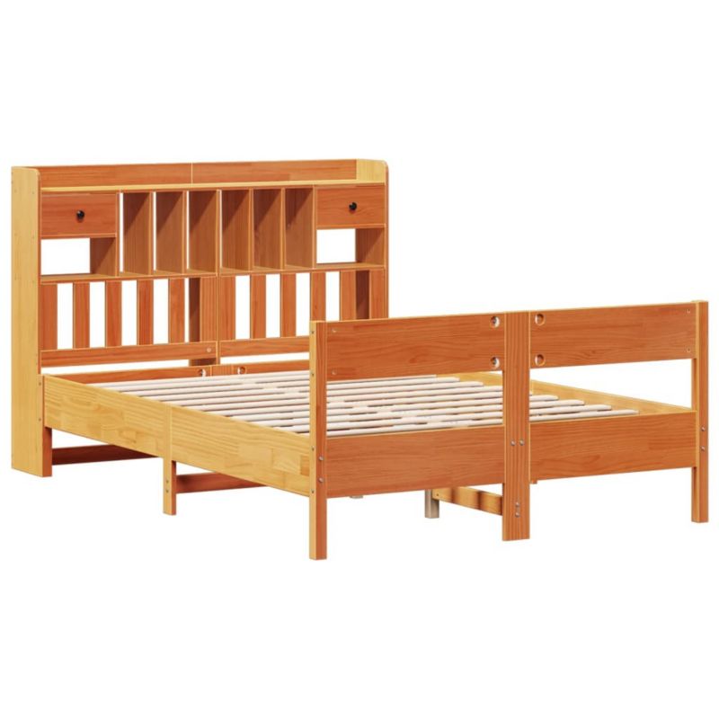 Łóżko drewniane WaszeMeble 160x200 cm brązowe WM-3323022 1 szt.
