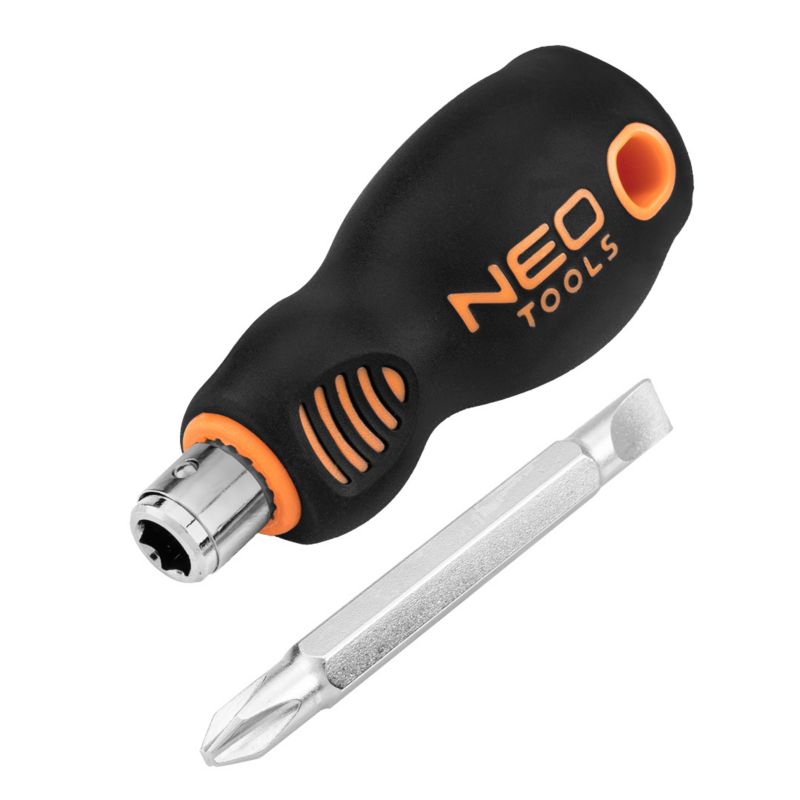 Wkrętak odwracalny NEO TOOLS płasko-krzyżowy 6.0 mm x PH2, SvCm 1 szt