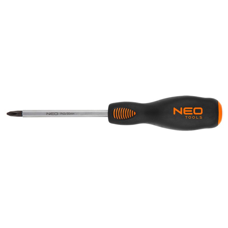 Wkrętak krzyżowy do pobijania NEO TOOLS PH2 x 100 mm, S2 1 szt