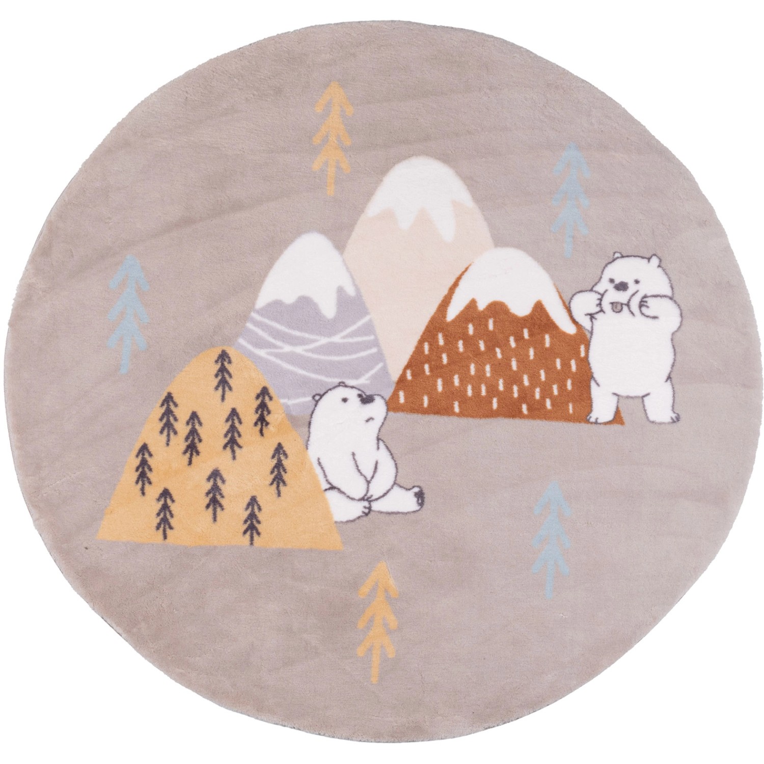 Multidecor Dywan BAMBI MISIE śr. 120 cm szary