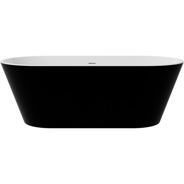 BESCO Wanna wolnostojąca DEEVA B&W 180x80 maskownica syfonu złota