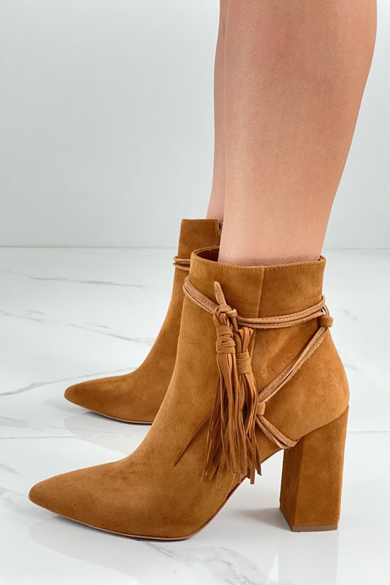 Botki damskie 358 - 5 Ginger