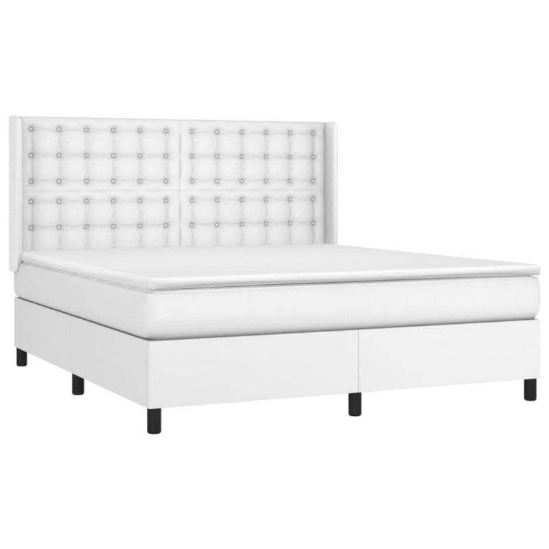Łóżko kontynentalne WaszeMeble 160x200 cm biała WM-3139392 1 szt.