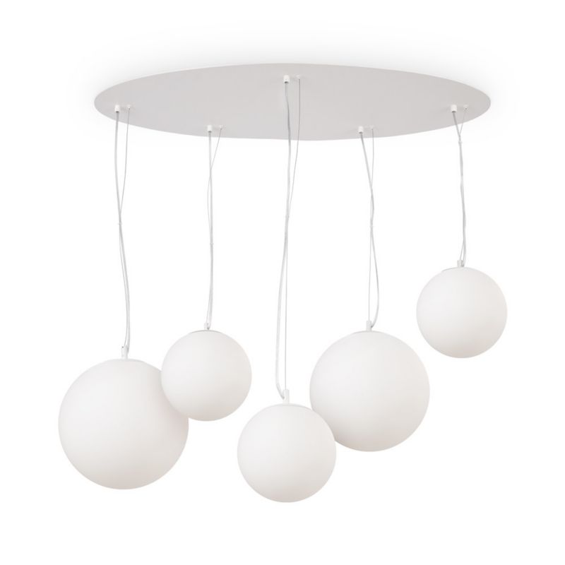 Żyrandol Maytoni Basic Form biały wym: 110 x 54 x 105 cm 5xE27 x 40W 1 szt.