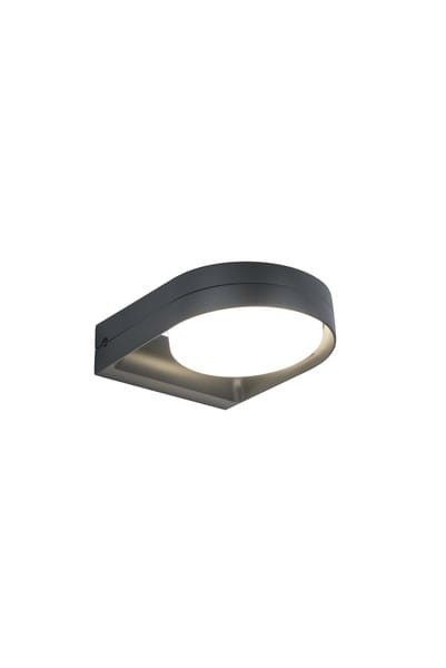 Kinkiet ścienny zewnętrzny Lutec Fele antracyt LED 14W 3000K 1000lm IP54 wym: 5 x 16 x 20 cm aluminium - 1 szt.