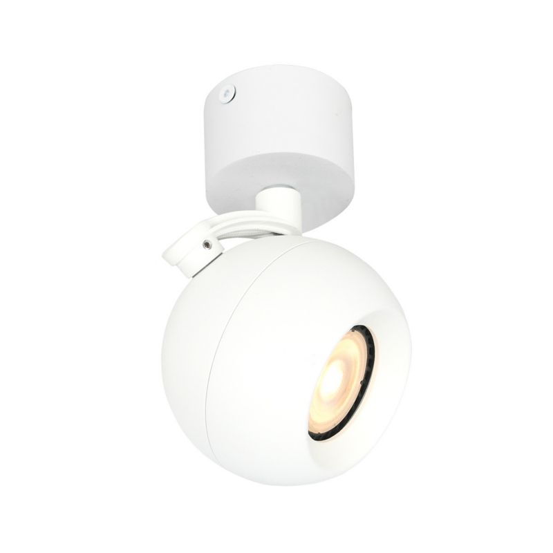 Lampa sufitowa Italux Lafin biały piaskowany 1 x GU10 x 10W wym: 15 x 10 x 10 cm - 1 szt.