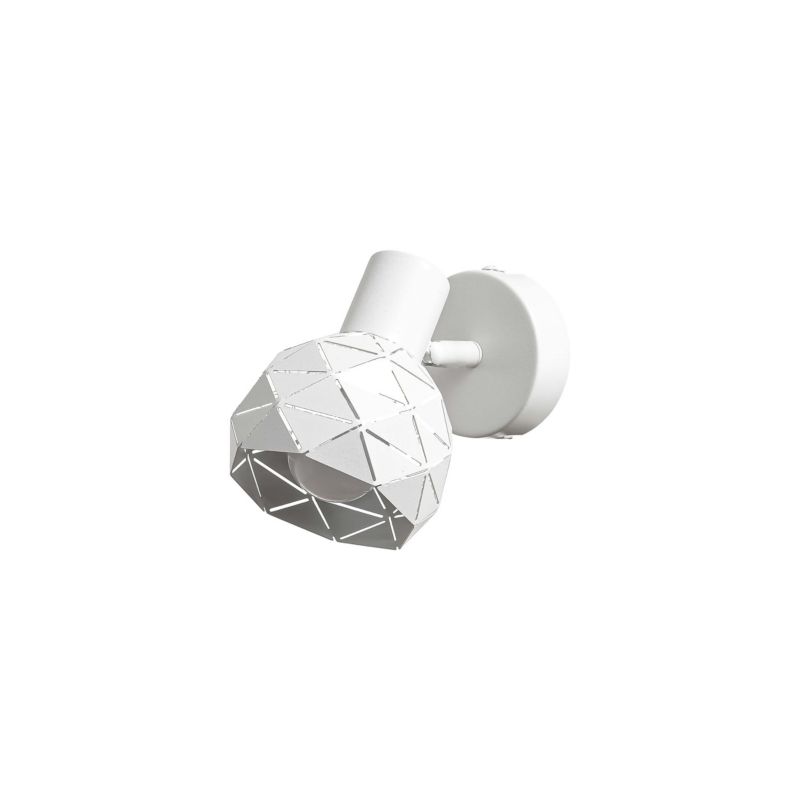 Kinkiet ścienny Light Prestige Reus biały 1 x E14 x 40W IP20 wym: 15 x 10 x 14 cm - 1 szt.