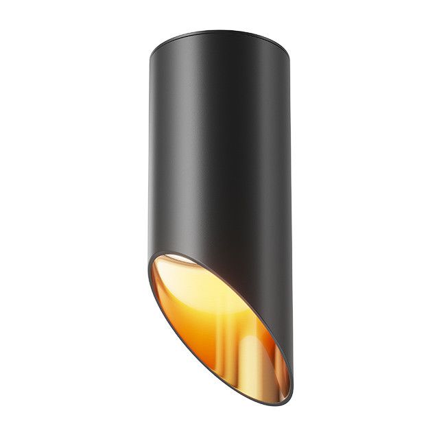 Lampa sufitowa Maytoni Lipari czarna wym: 15 x 6 x 6 cm 1xGU10 x 35W 1 szt.