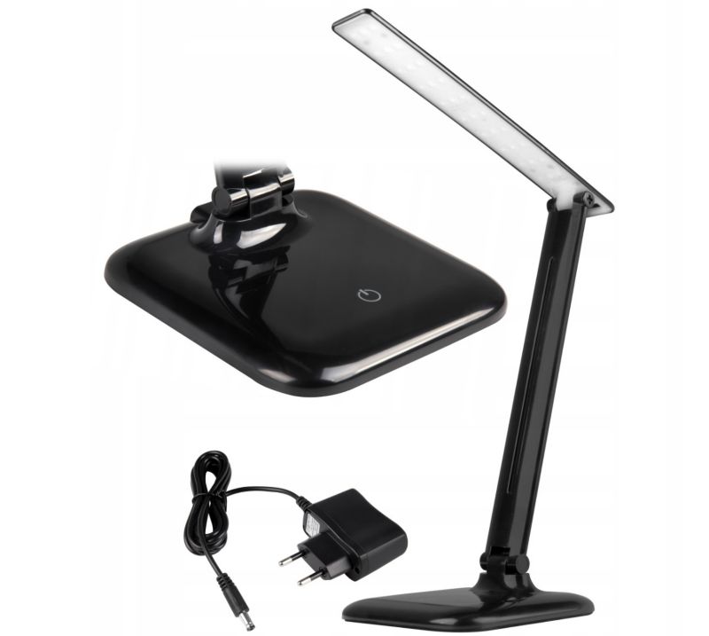 Lampa biurkowa MasterLed Marina czarna LED 9W 4500K 450lm IP20 wym: 30 x 15 x 36 cm tworzywo sztuczne - 1 szt.