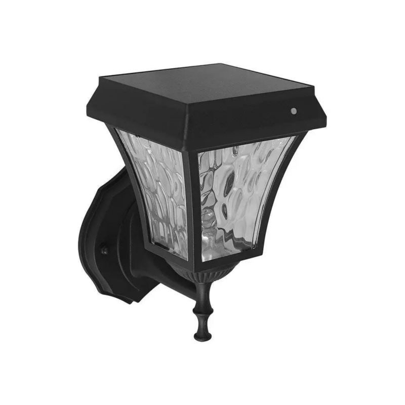 Kinkiet solarny z czujnikiem V-TAC 982 czarny LED 2W 3000K-4500K-6000K 110lm IP44 wym: 25 x 15,5 x 20 cm aluminium - 1 szt.