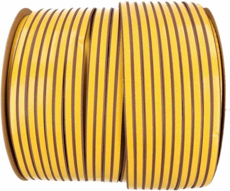 Uszczelka samoprzylepna KOTARBAU 12x10 mm drzwi okien d 15 m brązowa 1 szt.