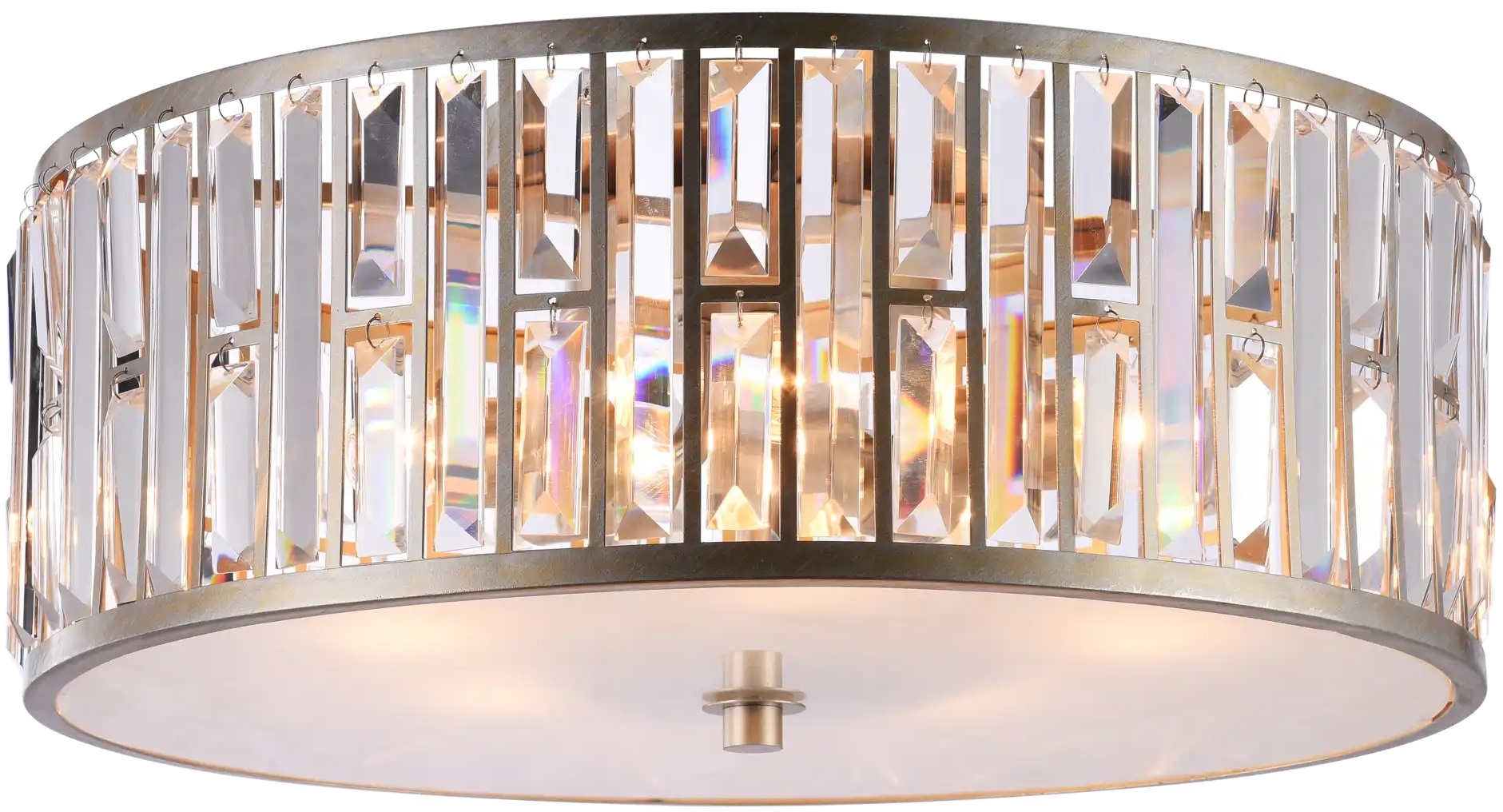 CosmoLight Kyiv plafon 5x60W szampan/kryształ C05127CP
