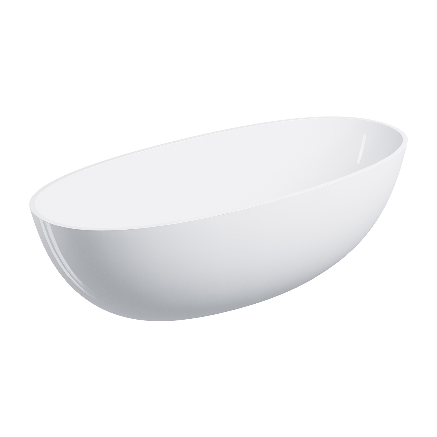 Omnires Shell M+ wanna wolnostojąca 175x78 cm owalna biały połysk SHELL175WWBP - Wysyłka w 24h