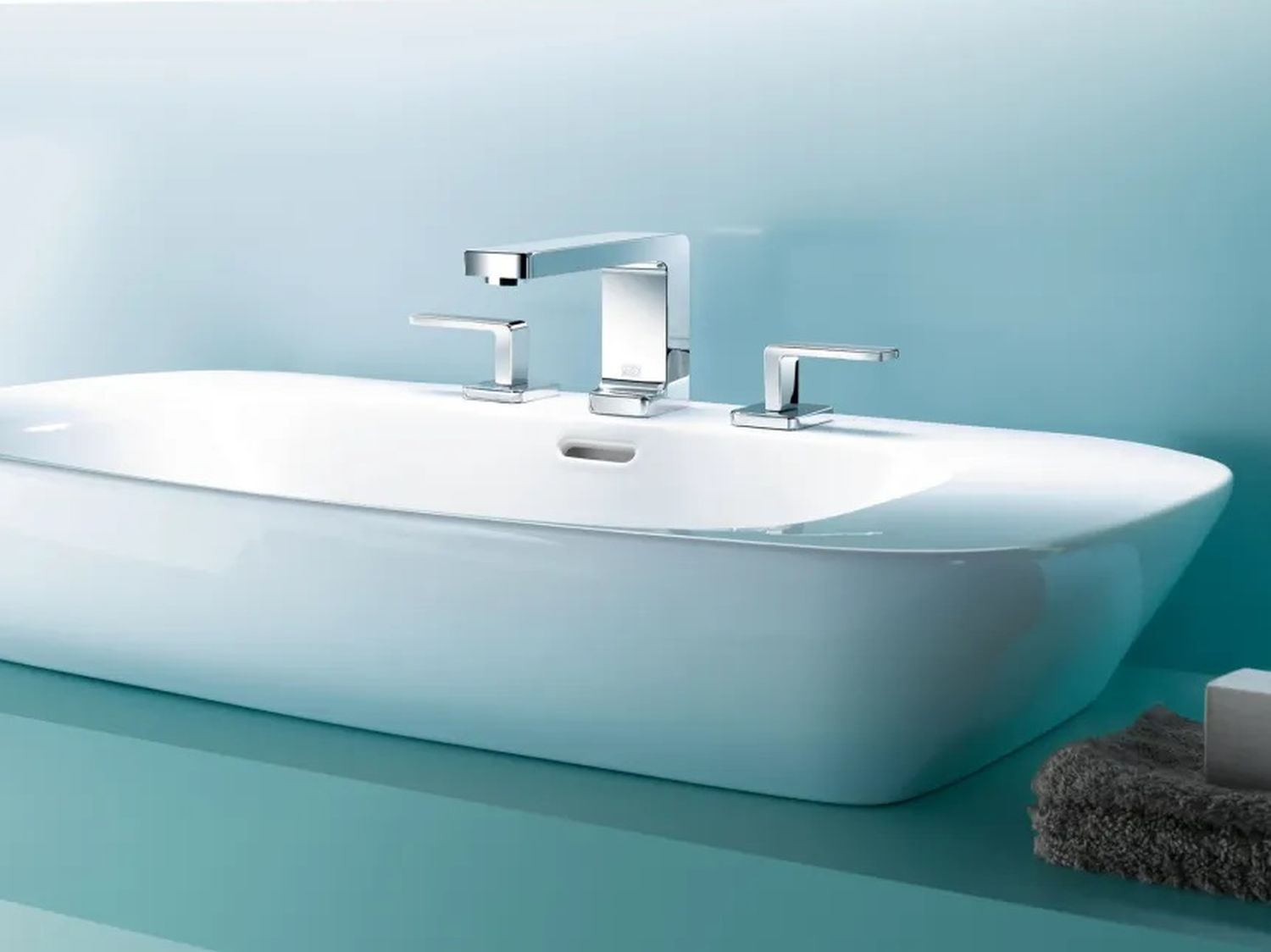 Dornbracht Lulu bateria umywalkowa stojąca 3-otworowa chrom 20713710-00