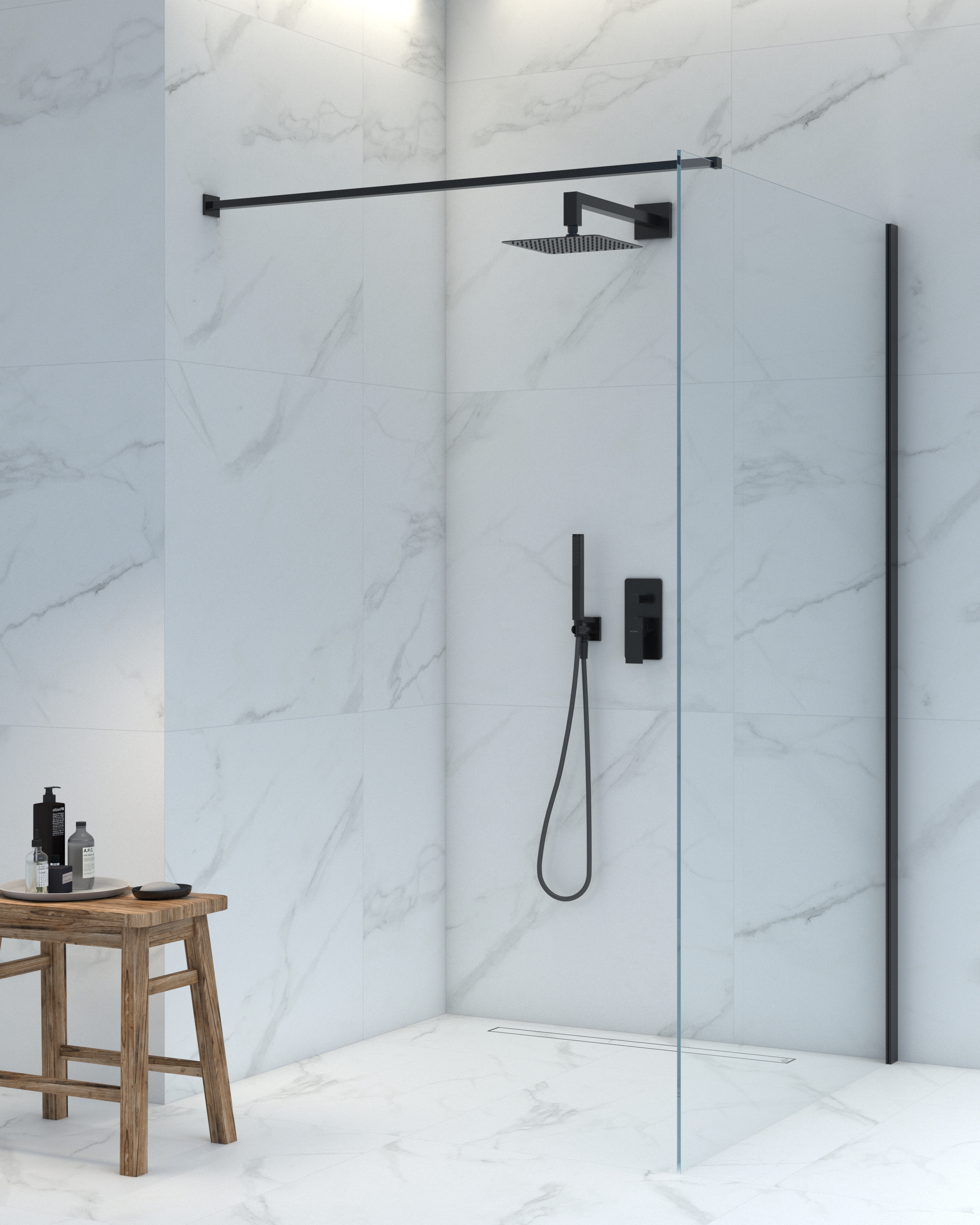 Oltens Ronneby wąż prysznicowy 125 cm czarny mat 37200300 - Wysyłka w 24h