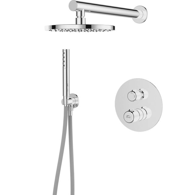 LAVEO Zestaw prysznicowy podtynkowy PRETTO z baterią chrom BAO_001P