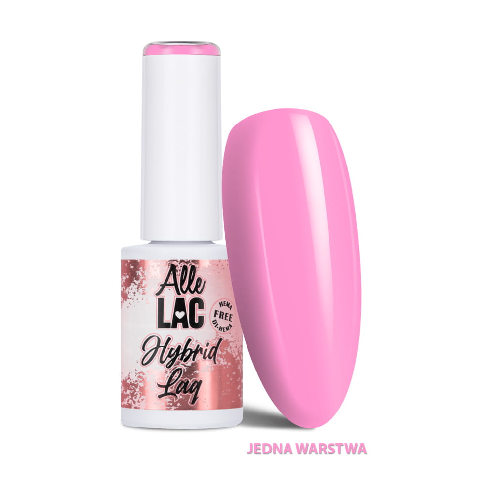 Lakier hybrydowy LED/UV Gel Polish Pinks Lollipop AlleLac HEMA/Di-HEMA Free 6g