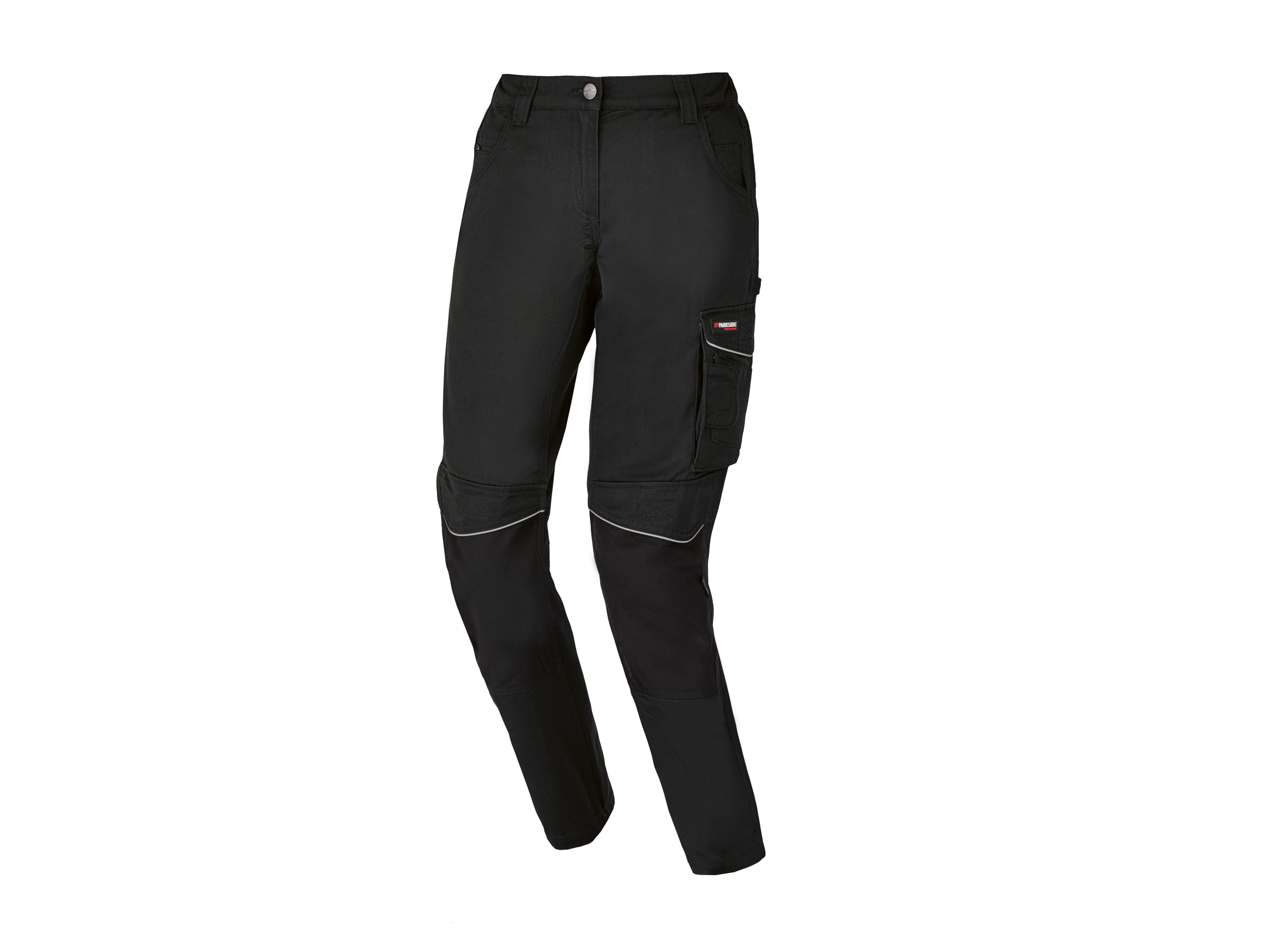 PARKSIDE PERFORMANCE Spodnie robocze damskie, wodoodporne, z Cordura, czarny, rozmiar 40, ekologiczne