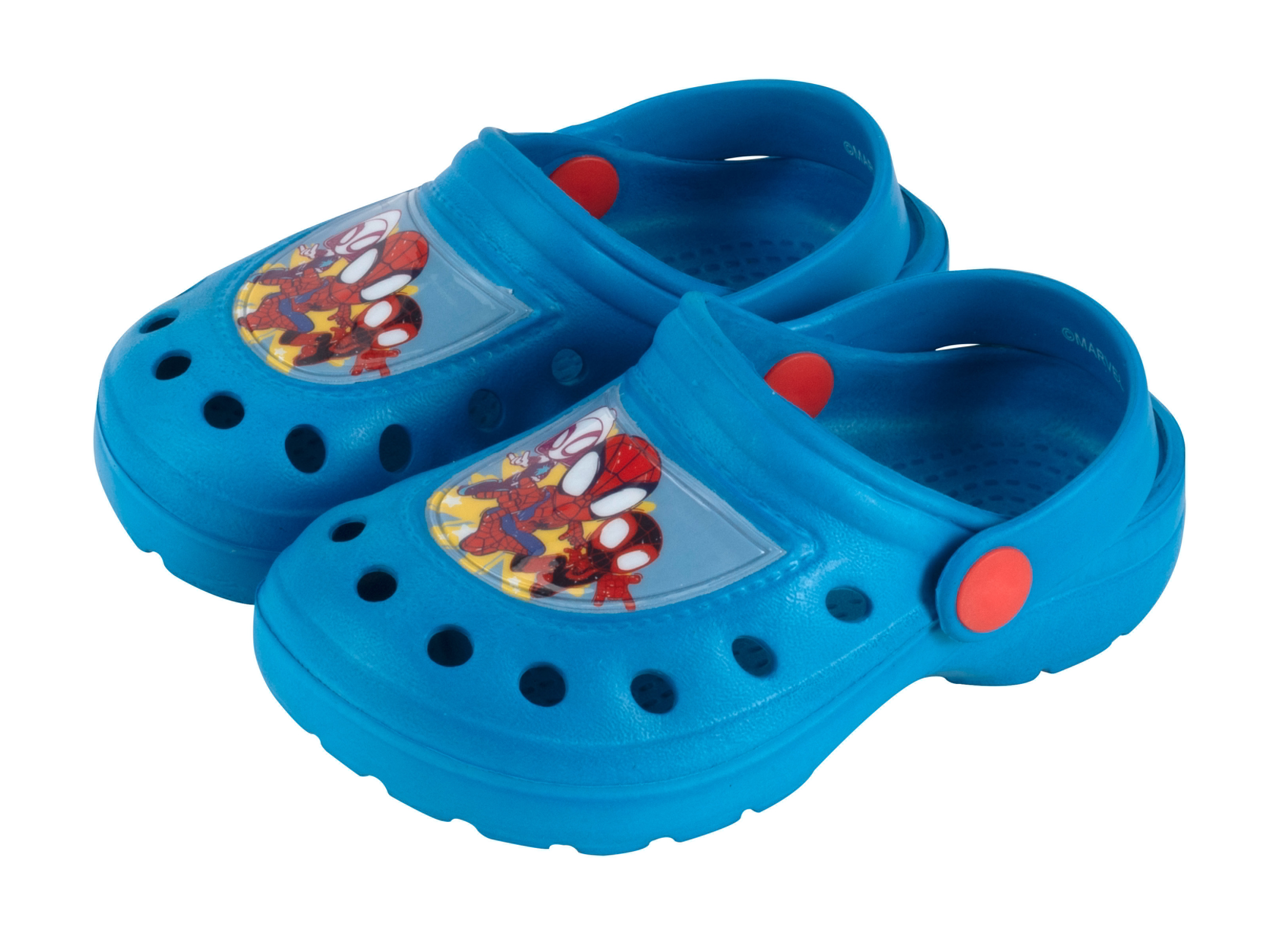 Klapki clogs Disney dla dzieci, efekt 3D Wzór Spidey, 27
