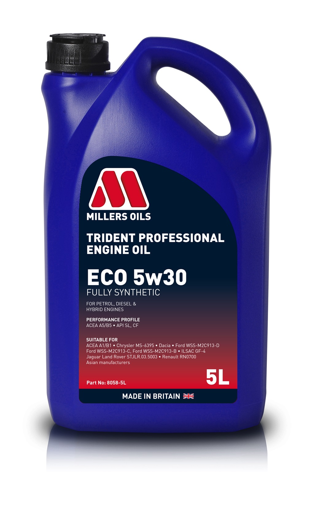MILLERS TRIDENT PROFESSIONAL ECO 5W30 FS 5L - Petrostar