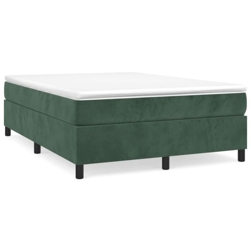 Łóżko tapicerowane WaszeMeble 140x190 cm ciemnozielone WM-3121117 1 szt.