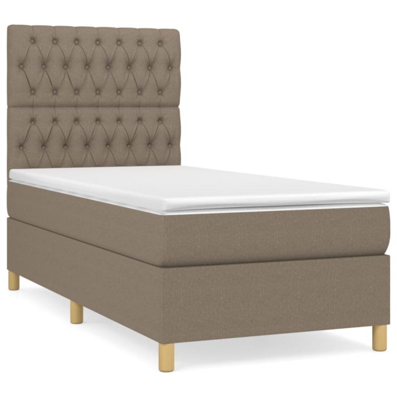Łóżko kontynentalne WaszeMeble 90x190 Brązowe WM-3142541 1 szt.