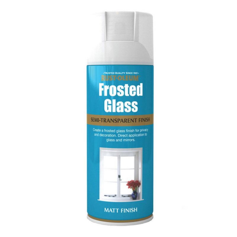 Dekoracyjna farba matująca do szkła w sprayu Rust-Oleum Frosted Glass spray 400 ml