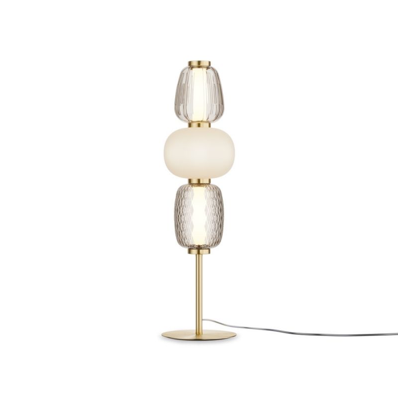 Lampka stołowa Maytoni Pattern złota LED 28W 3000K 3800lm IP20 wym: 67.5 x 18 x 18 cm metal - 1 szt.