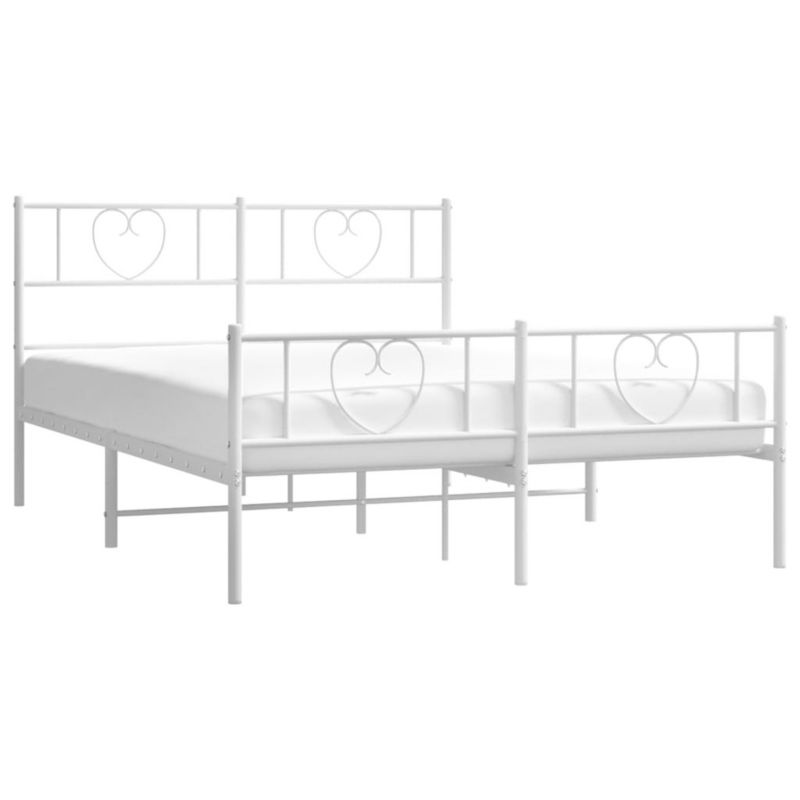 Łóżko metalowe WaszeMeble 150x200 cm biała WM-355532 1 szt.