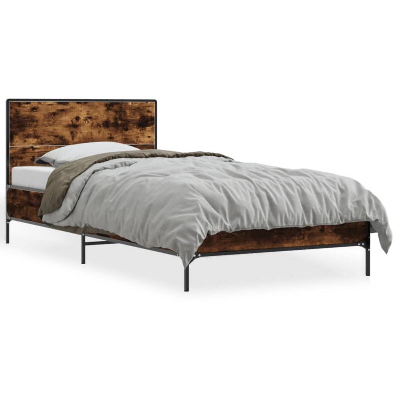 Łóżko metalowe WaszeMeble 90x200 cm brązowe WM-845519 1 szt.