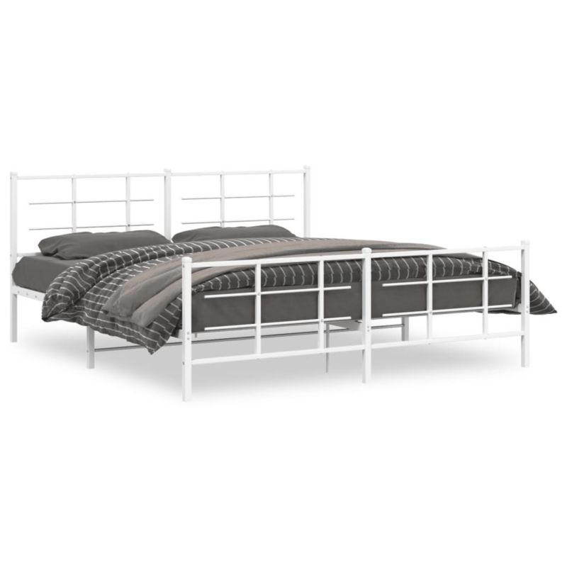 Łóżko metalowe WaszeMeble 183x213 cm biała WM-355633 1 szt.