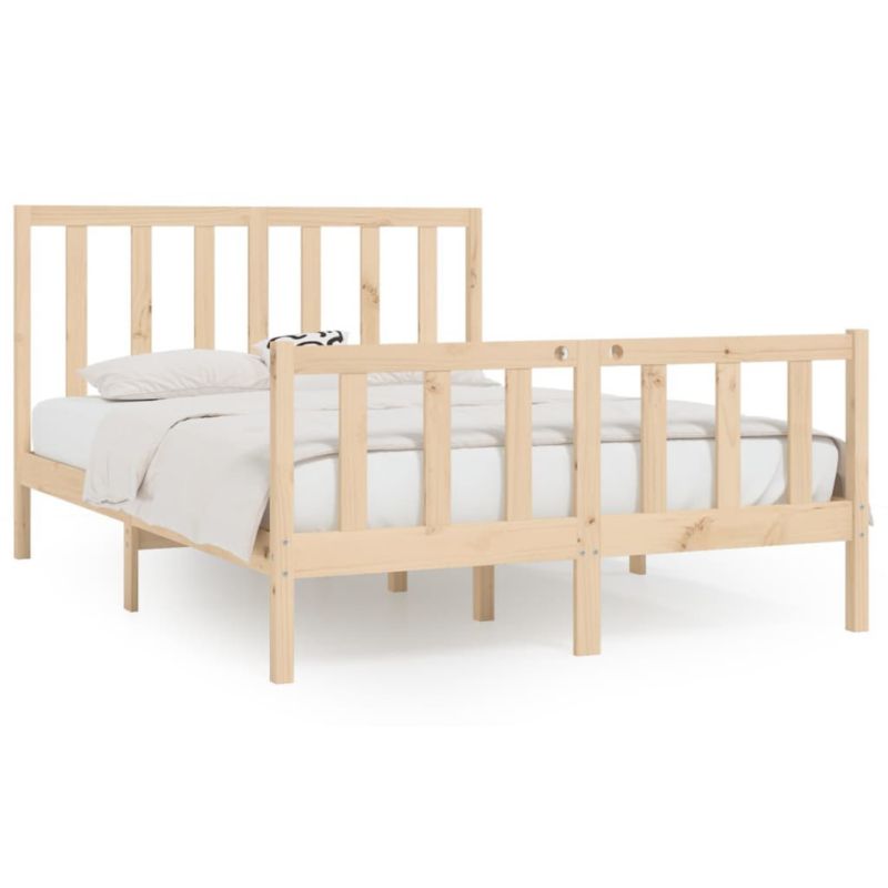 Łóżko drewniane WaszeMeble 120x200 cm brązowe WM-3106828 1 szt.